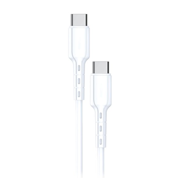 Ampd Type C to Type C USB Cable 3ft White AA-C2C60W-WHT